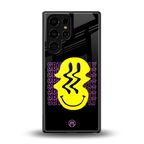 melt smile back phone cover | glass case for samsung galaxy s25 ultra
