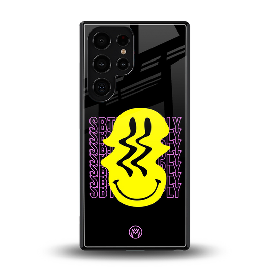 melt smile back phone cover | glass case for samsung galaxy s25 ultra