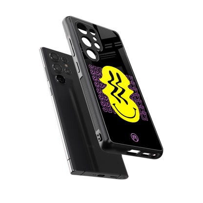 melt smile back phone cover | glass case for samsung galaxy s25 ultra