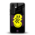 melt smile back phone cover | glass case for samsung galaxy s23 plus