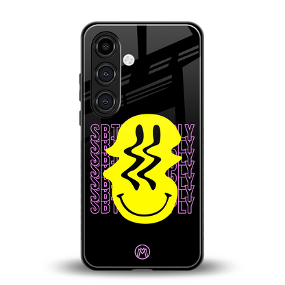 melt smile back phone cover | glass case for samsung galaxy s24 fe