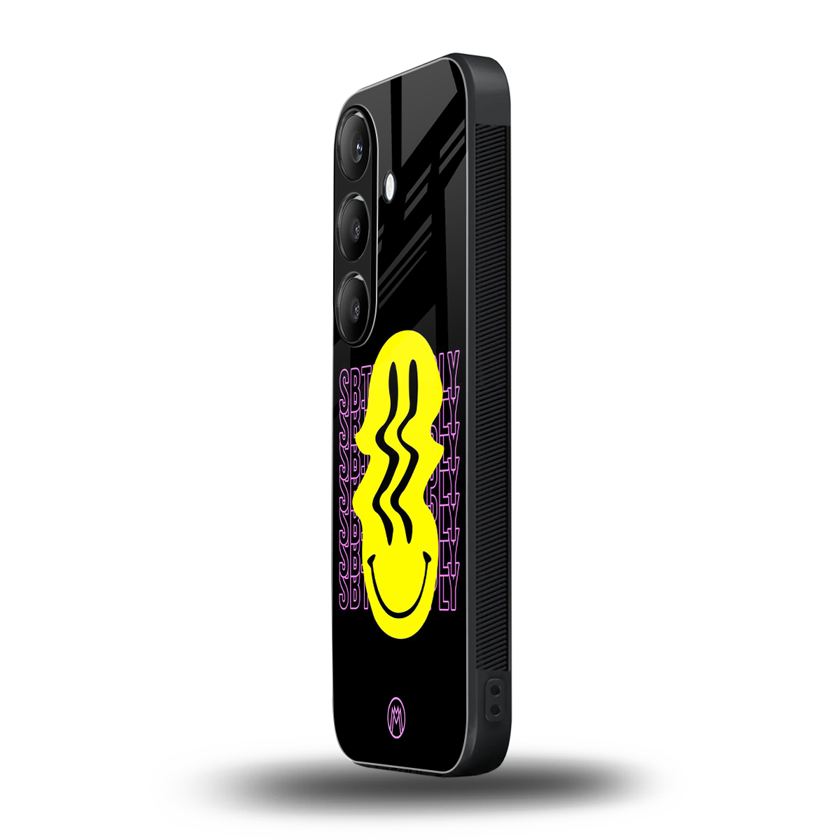 melt smile back phone cover | glass case for samsung galaxy s24 plus