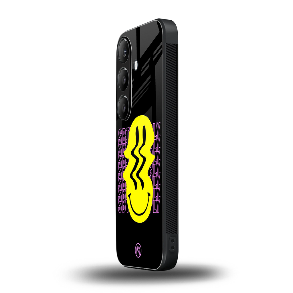 melt smile back phone cover | glass case for samsung galaxy s23 plus