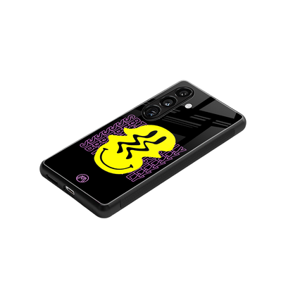 melt smile back phone cover | glass case for samsung galaxy s24 fe
