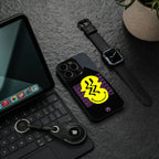 melt smile back phone cover | glass case for iphone 16 pro