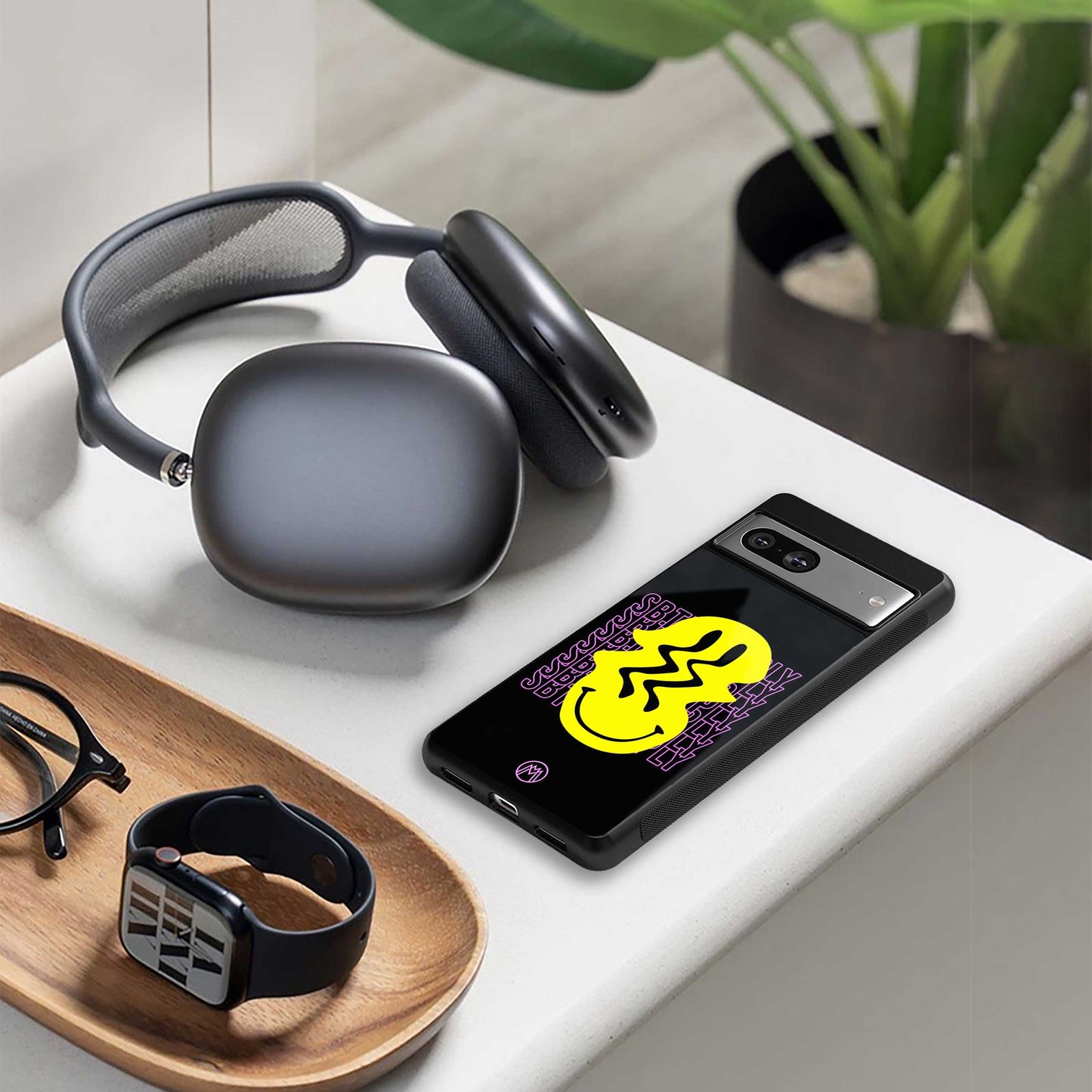 melt smile back phone cover | glass case for oneplus nord 4