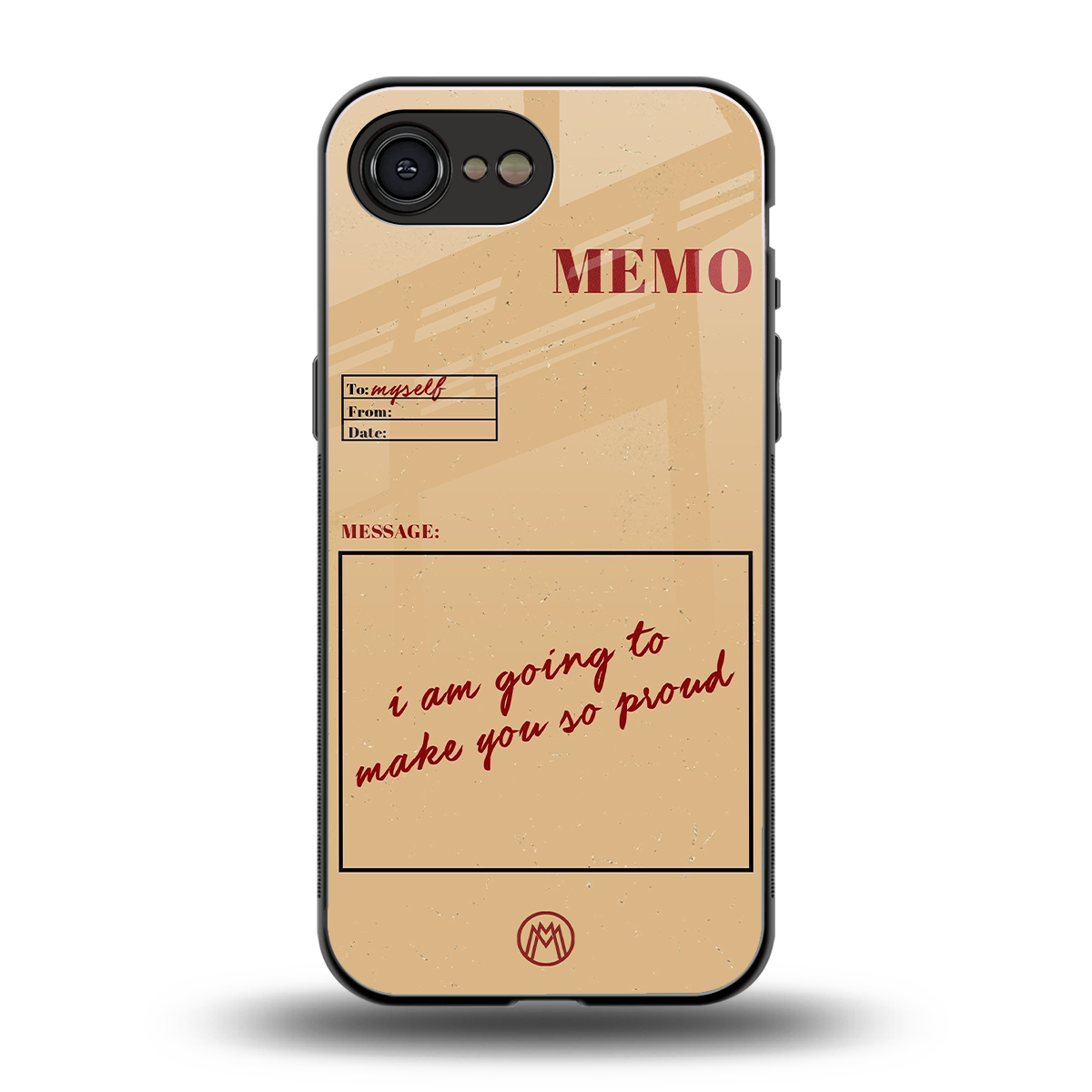 memo back phone cover | glass case for iphone 16e