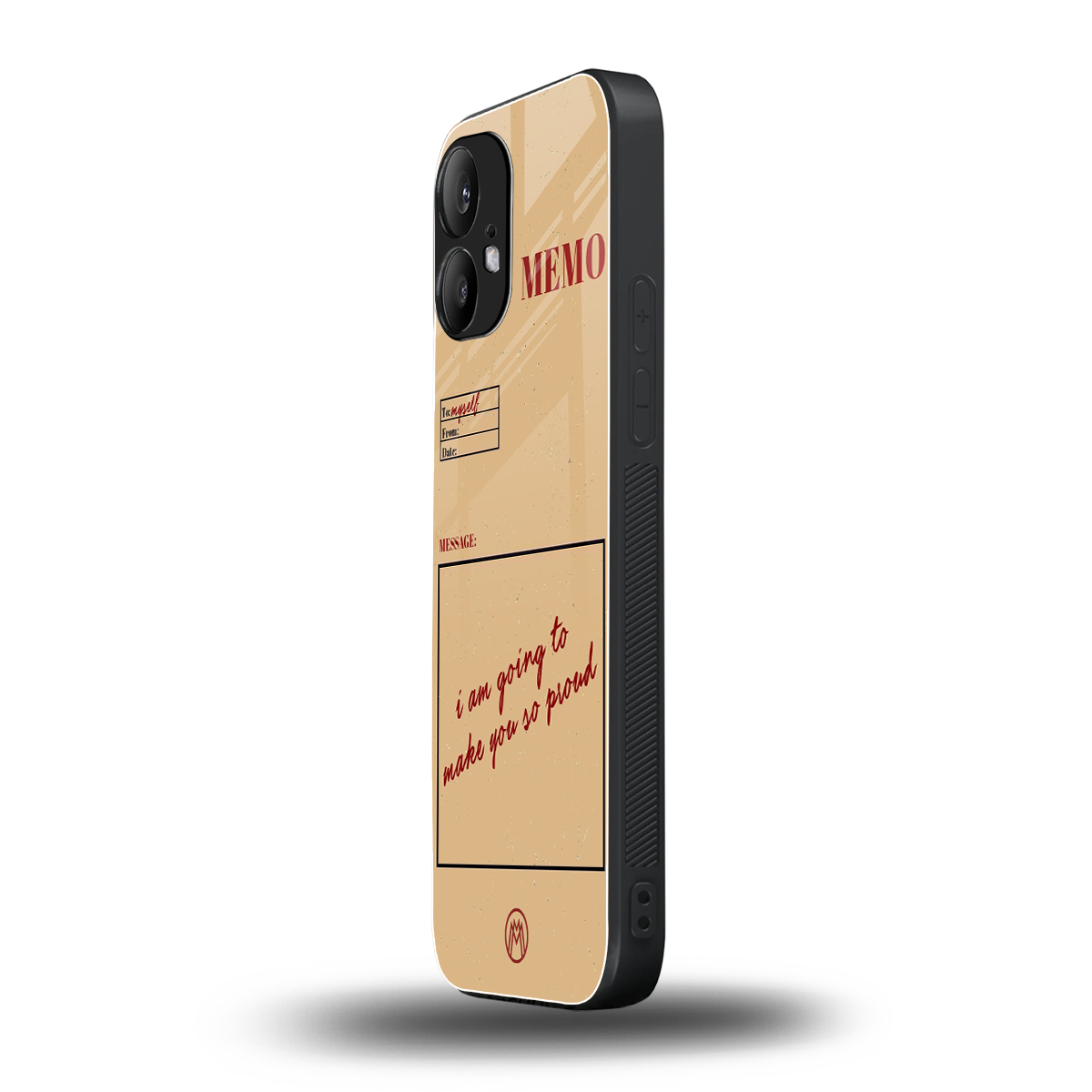 memo back phone cover | glass case for nothing phone 2
