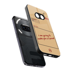 memo back phone cover | glass case for nothing phone 2a