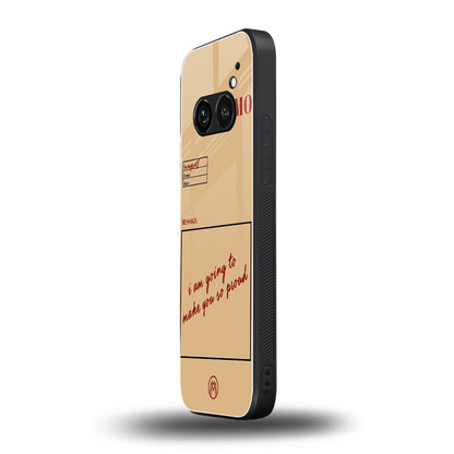 memo back phone cover | glass case for nothing phone 2a