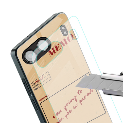 memo back phone cover | glass case for oneplus nord 4
