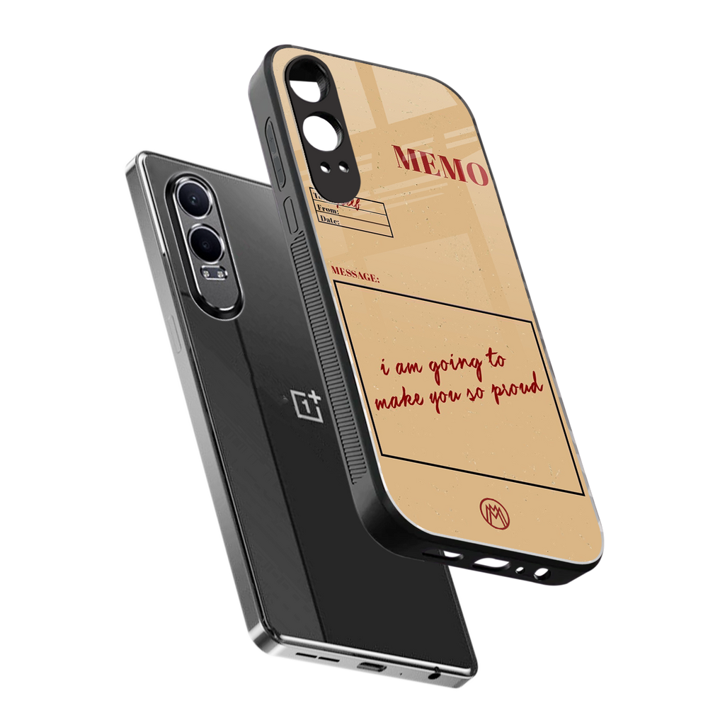 memo back phone cover | glass case for oneplus nord ce 4 lite