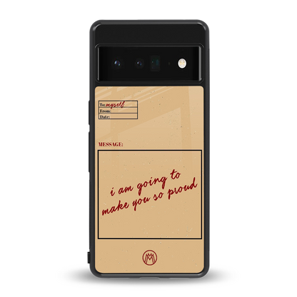 memo back phone cover | glass case for google pixel 6 pro