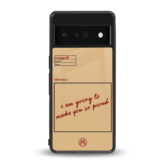 memo back phone cover | glass case for google pixel 6 pro