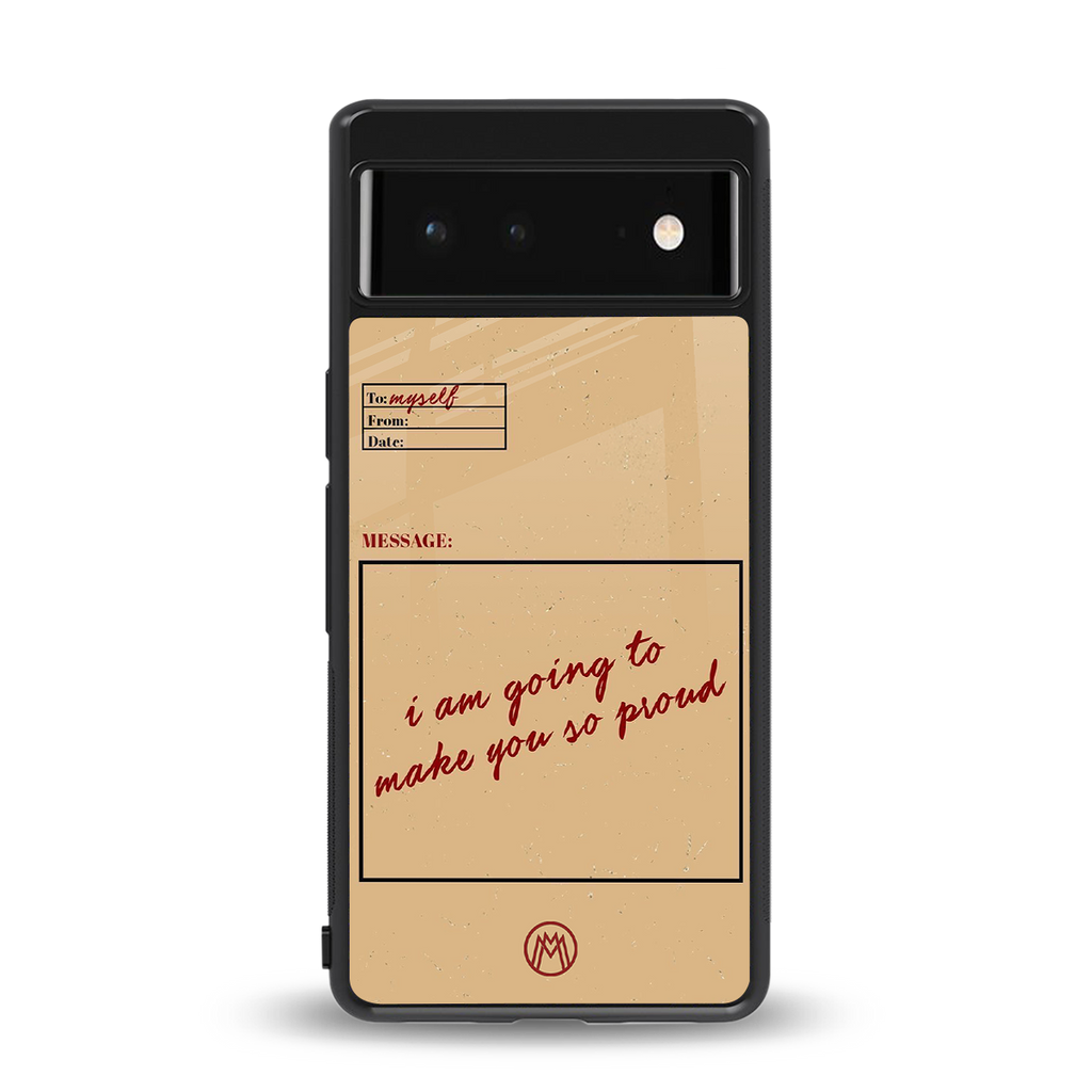 memo back phone cover | glass case for Google Pixel 6A