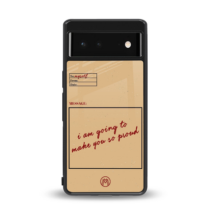 memo back phone cover | glass case for Google Pixel 6A