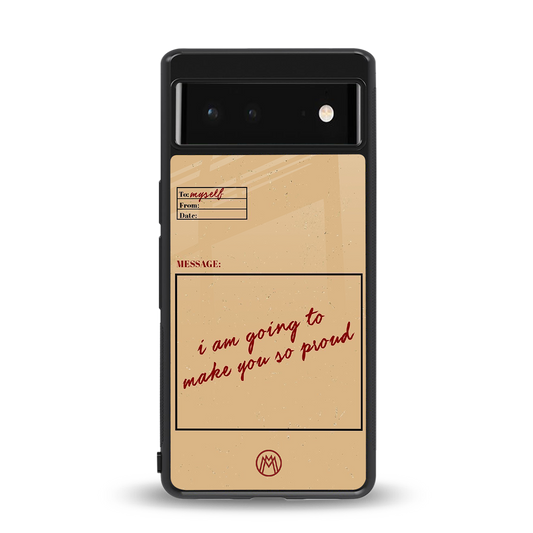 memo back phone cover | glass case for Google Pixel 6A