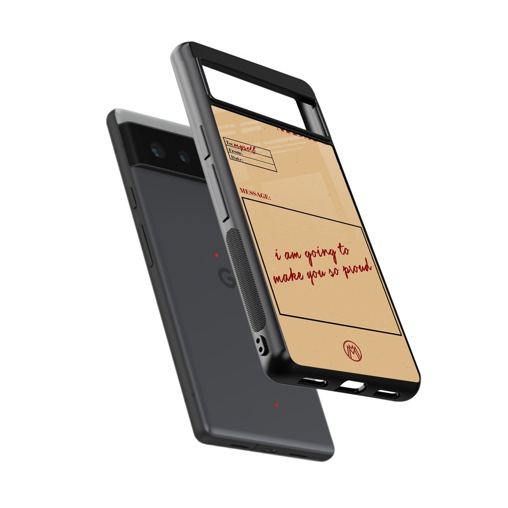 memo back phone cover | glass case for google pixel 6