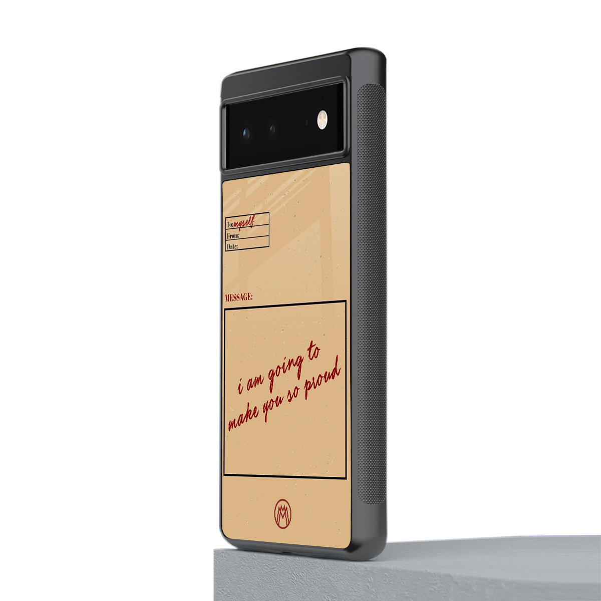 memo back phone cover | glass case for google pixel 6