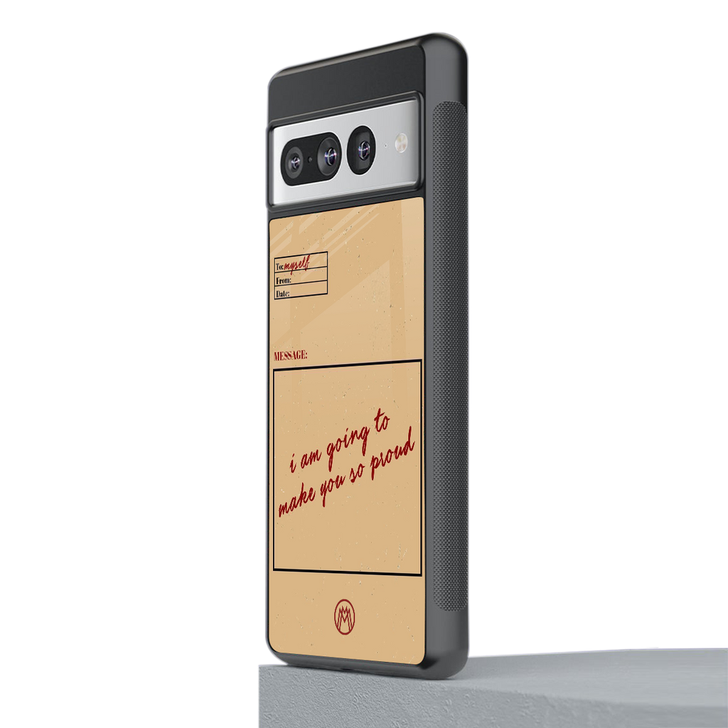 memo back phone cover | glass case for google pixel 7 pro