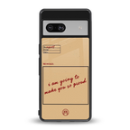 memo back phone cover | glass case for Google Pixel 7