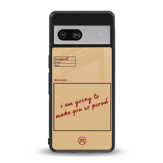 memo back phone cover | glass case for Google Pixel 7A