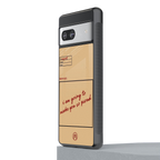 memo back phone cover | glass case for Google Pixel 7