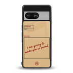 memo back phone cover | glass case for Google Pixel 8