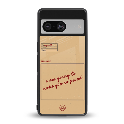 memo back phone cover | glass case for Google Pixel 8