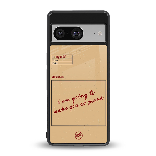 memo back phone cover | glass case for Google Pixel 8
