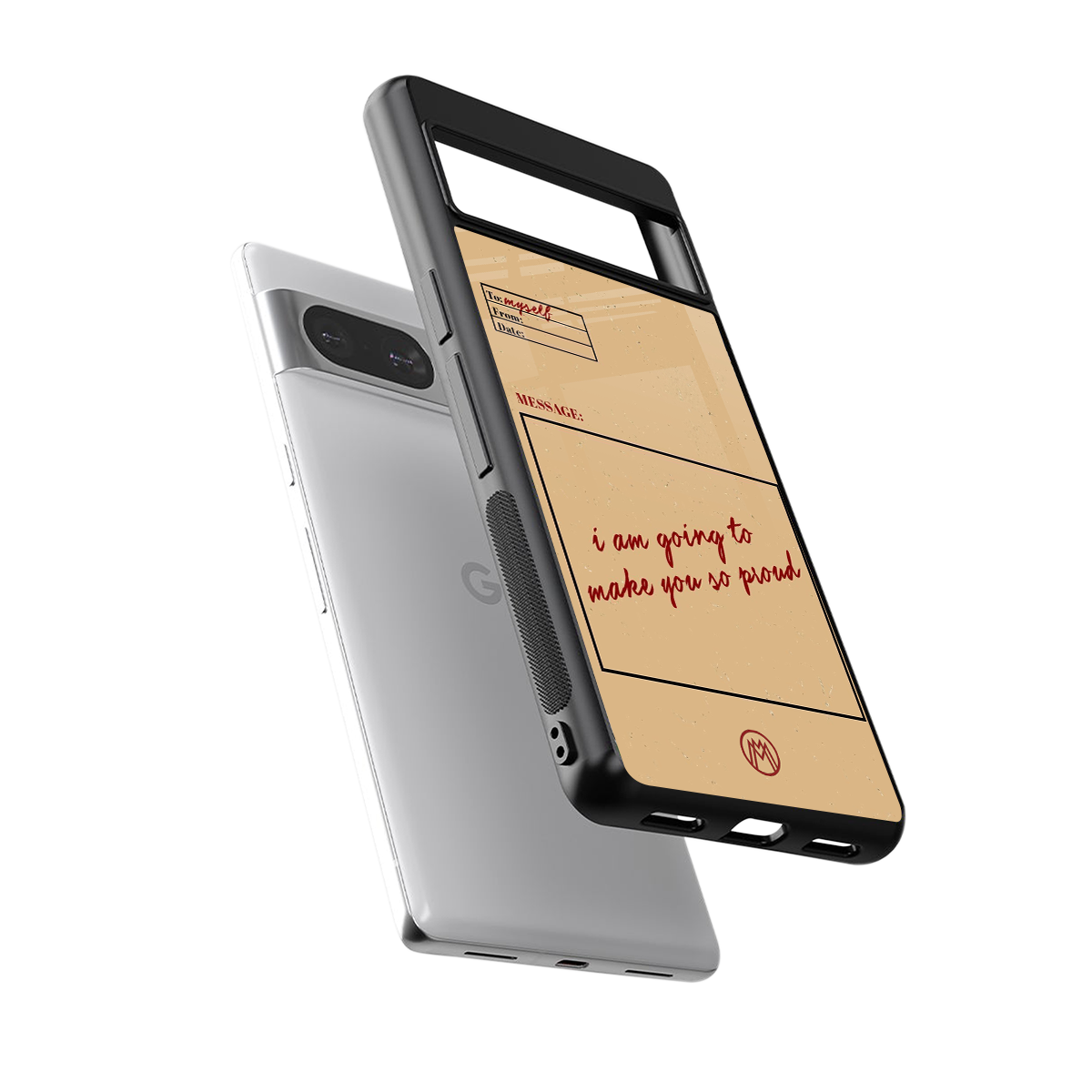 memo back phone cover | glass case for Google Pixel 8