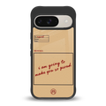 memo back phone cover | glass case for google pixel 9