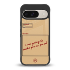 memo back phone cover | glass case for google pixel 9