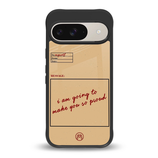memo back phone cover | glass case for google pixel 9