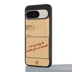 memo back phone cover | glass case for google pixel 9