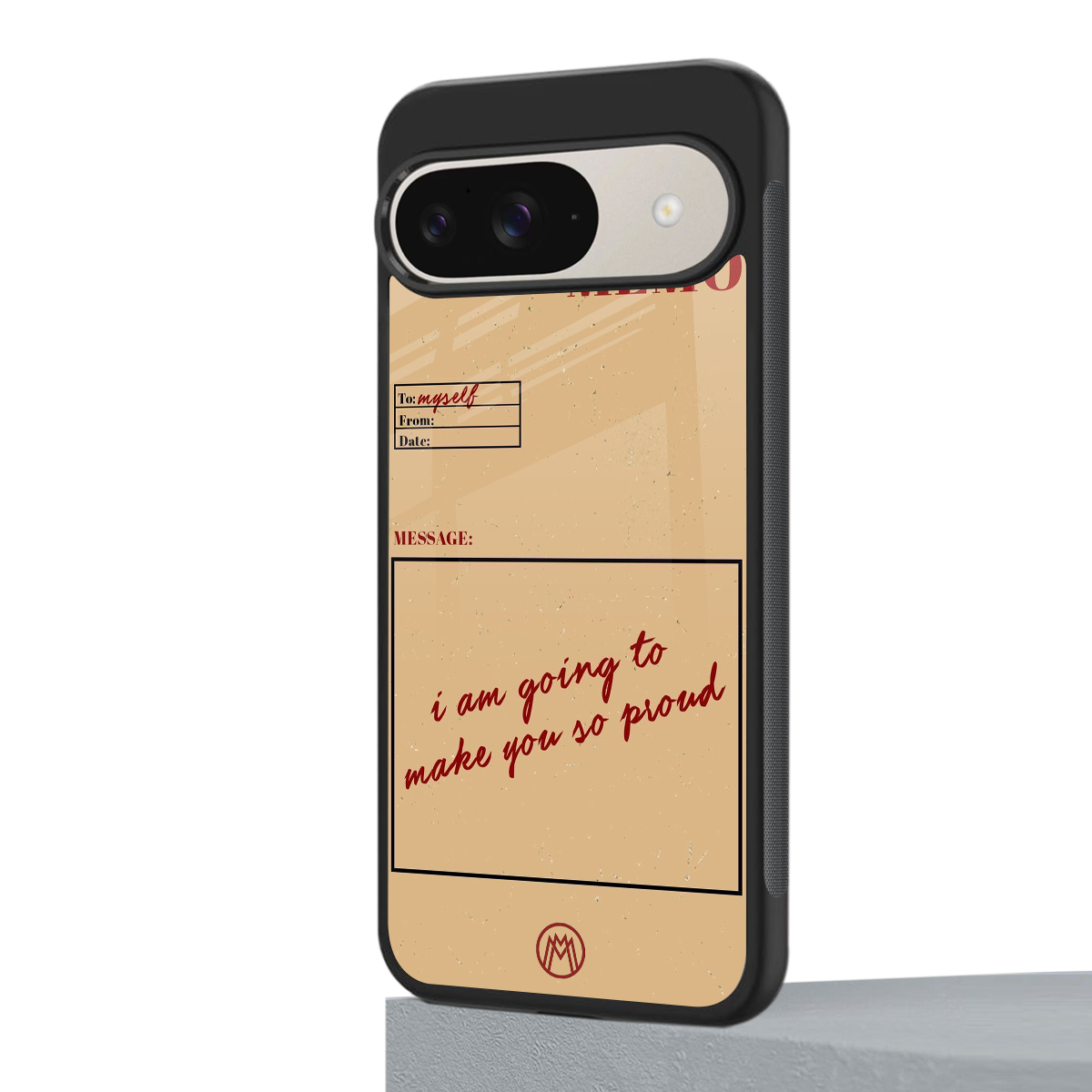 memo back phone cover | glass case for google pixel 9