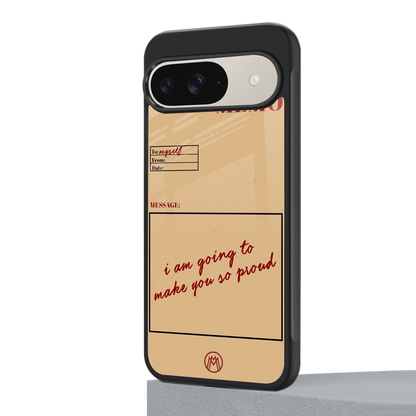 memo back phone cover | glass case for google pixel 9