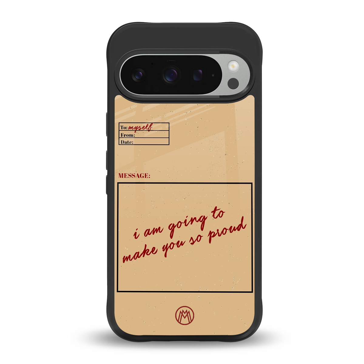memo back phone cover | glass case for google pixel 9 pro
