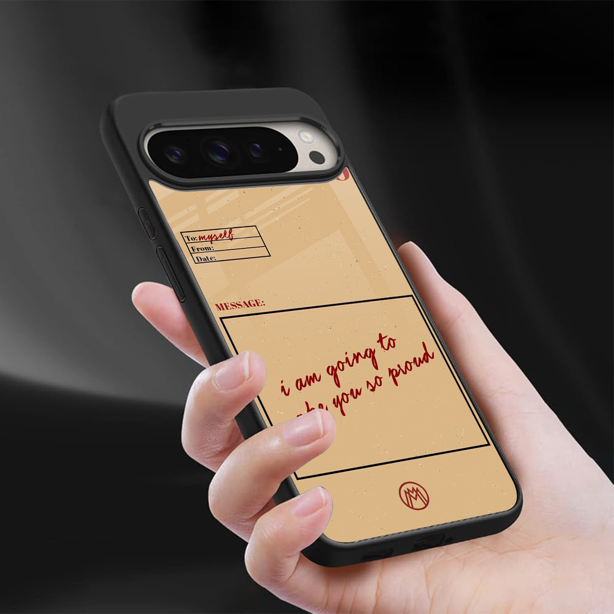 memo back phone cover | glass case for google pixel 9 pro