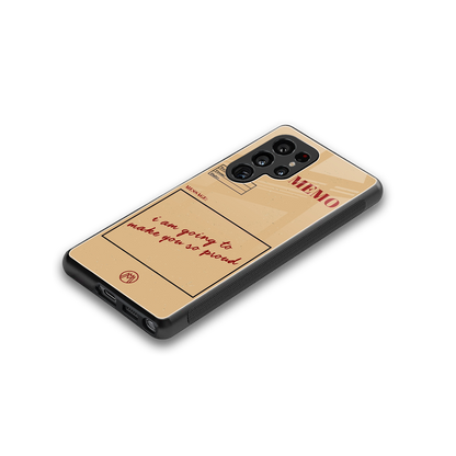 memo back phone cover | glass case for samsung galaxy s25 ultra