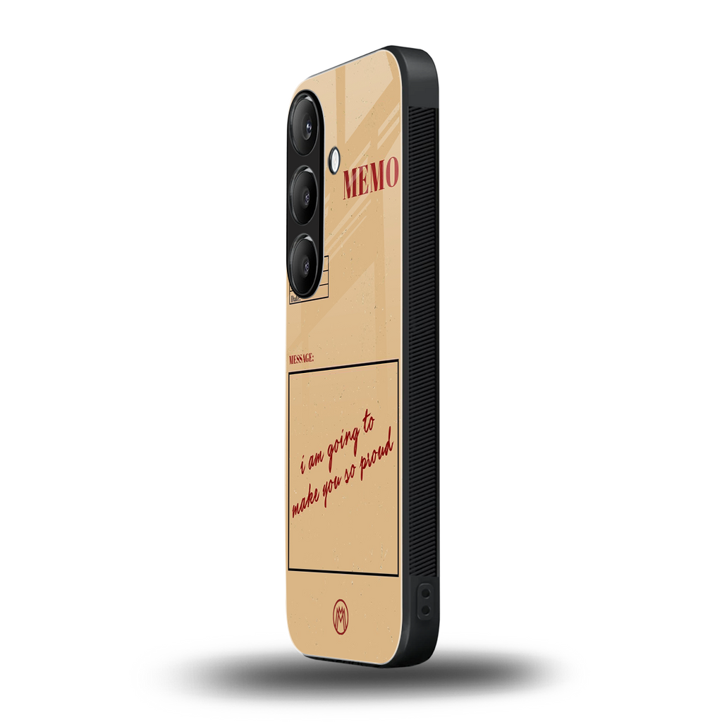memo back phone cover | glass case for samsung galaxy s25