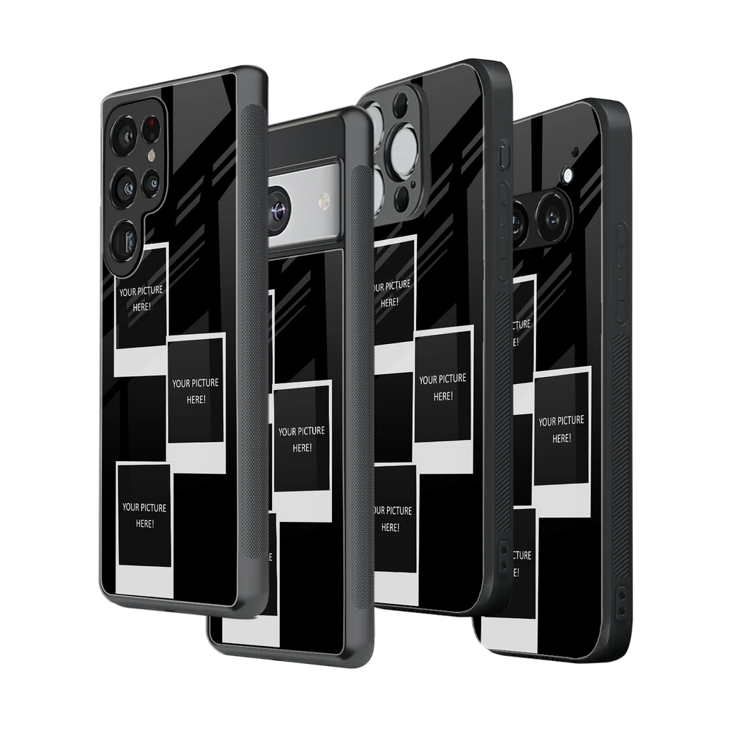 Polaroid Personalised Glass Phone Case