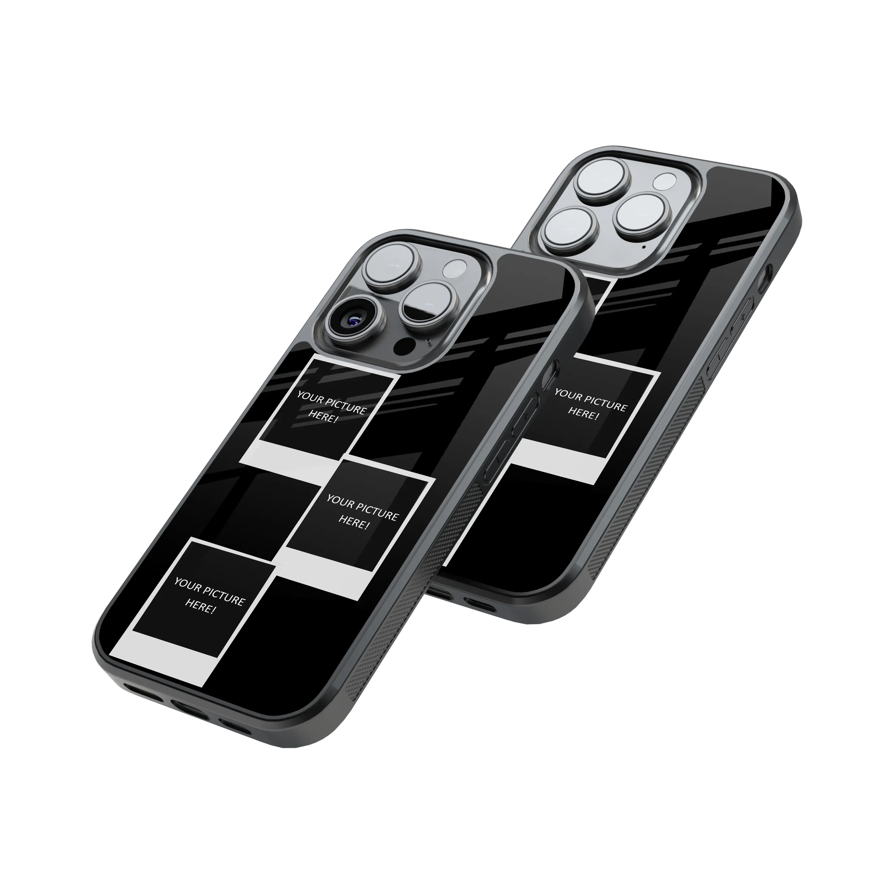 Polaroid Personalised Glass Phone Case