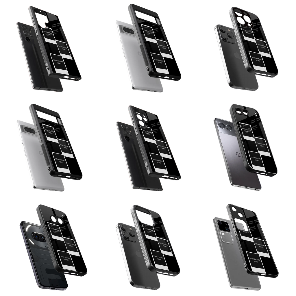 Polaroid Personalised Glass Phone Case