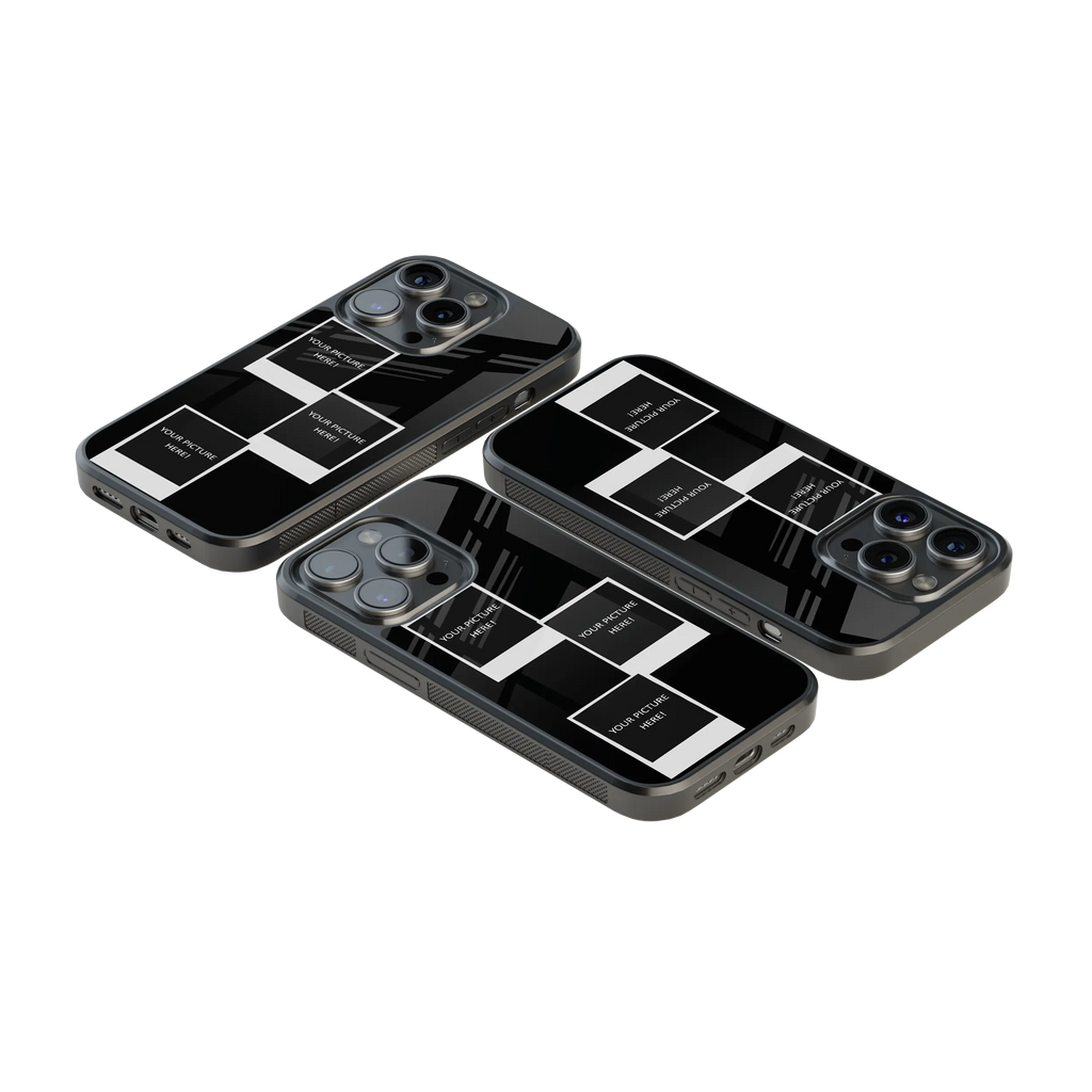 Polaroid Personalised Glass Phone Case