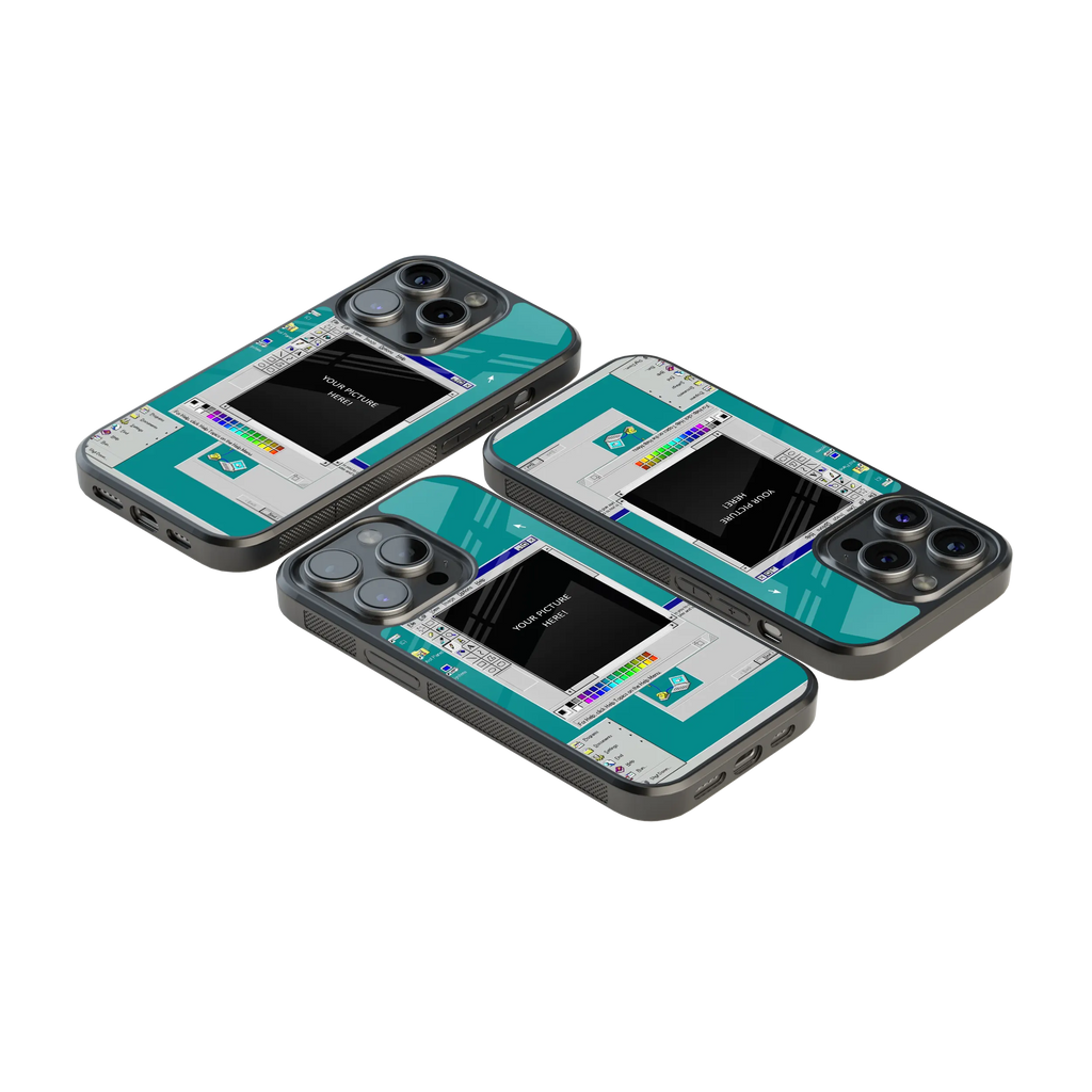 Polaroid Personalised Glass Phone Case