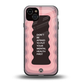 mental health first back phone cover | glass case for iphone 14 plus