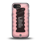 mental health first back phone cover | glass case for iphone 16e