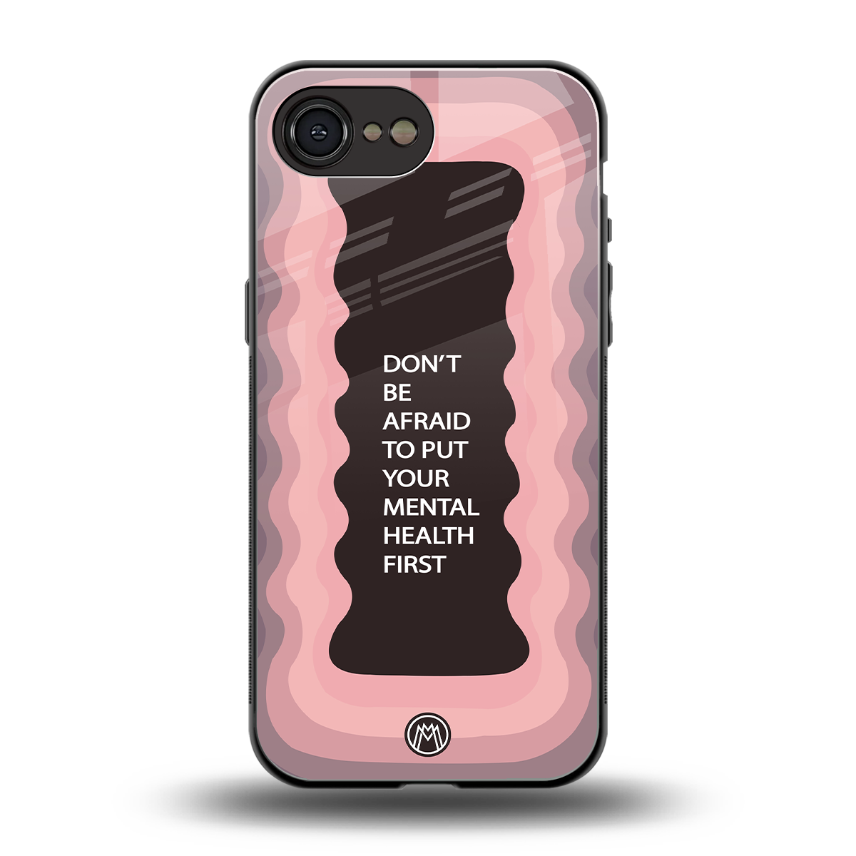 mental health first back phone cover | glass case for iphone 16e