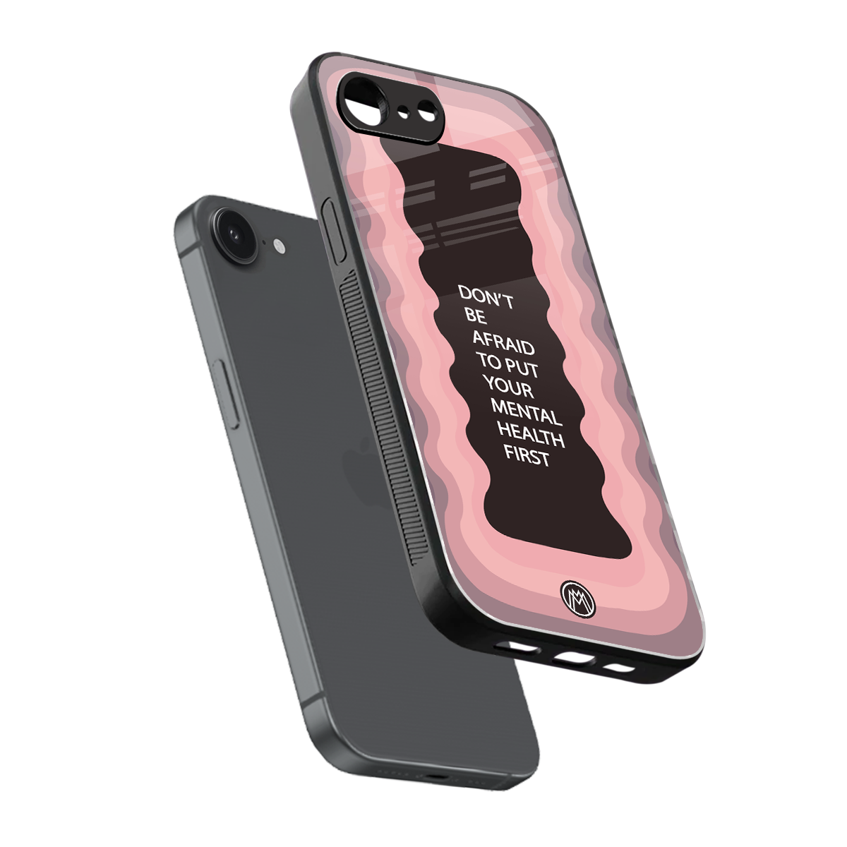mental health first back phone cover | glass case for iphone 16e